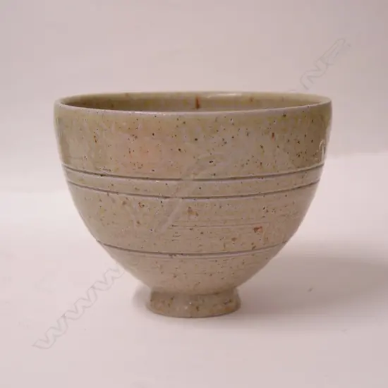 A rare early Ian Firth Crum Brick Works glazed bowl