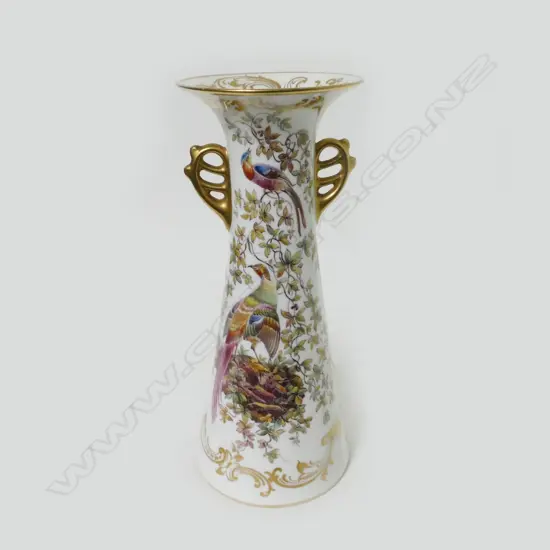 A Royal Doulton hand painted vase