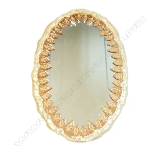 A vintage Venetian mirror