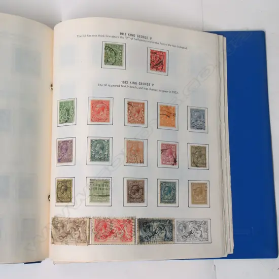 A British stamp collection