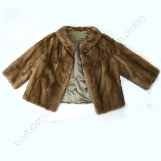 A short mink jacket