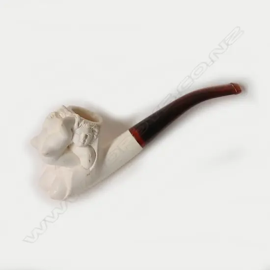 A vintage erotic Meerschaum pipe
