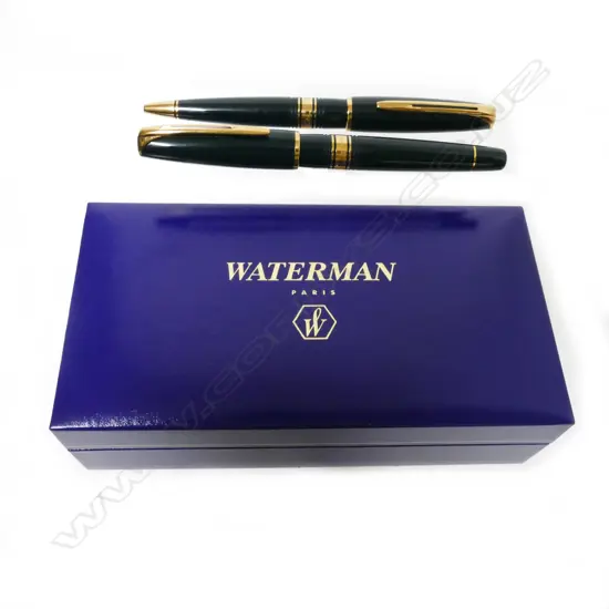 A Waterman 'Charleston' fountain pen and ball pen set