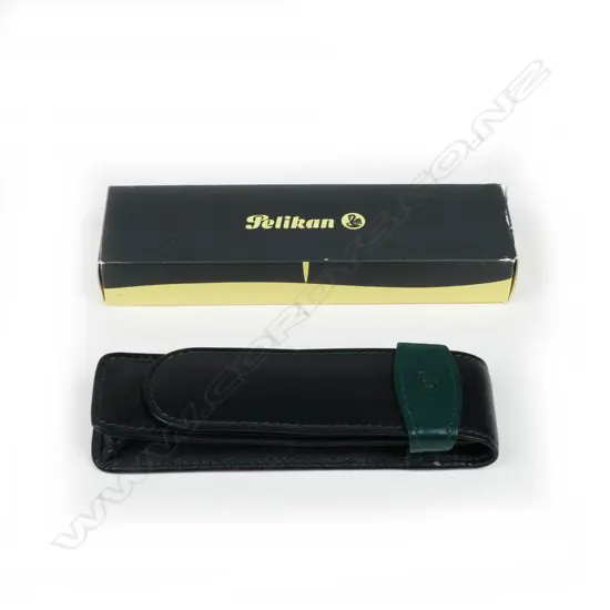 A Pelikan leather pen holder