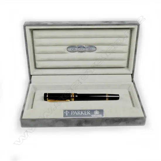 A Parker International Duofold fountain pen