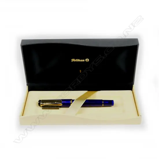 A Pelikan 'Blue Transparent' fountain pen