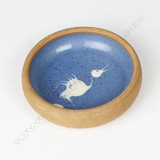 An early Len Castle pin dish