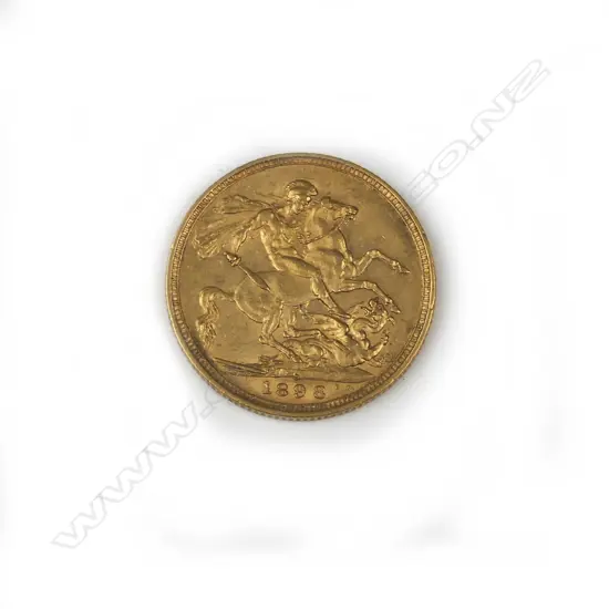 An 1898 gold full sovereign