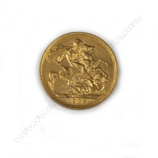 A 1903 gold full sovereign