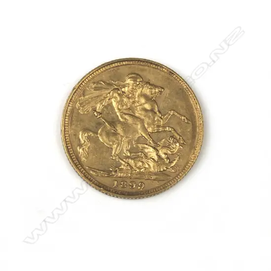 An 1899 gold full sovereign