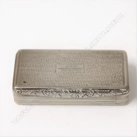 An antique Old Sheffield Plate snuff box