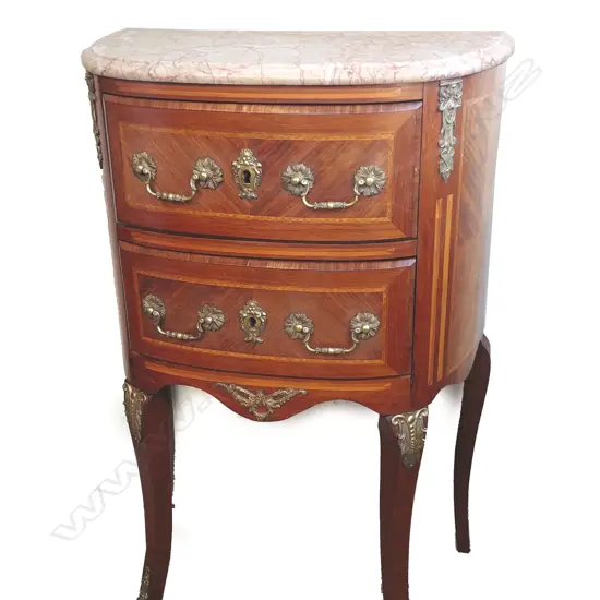 A small modern French Kingwood commode