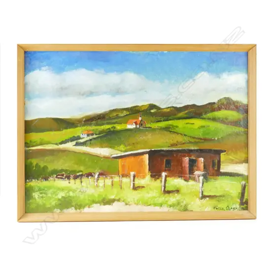 Foster Clark 'Church at Whahiwhiwhi