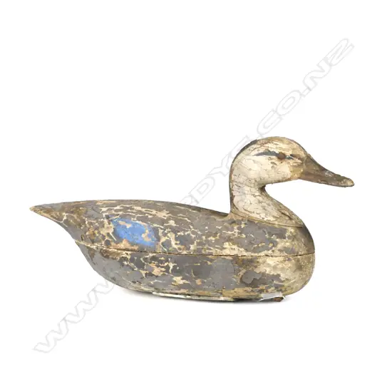 An old 18" wooden decoy duck