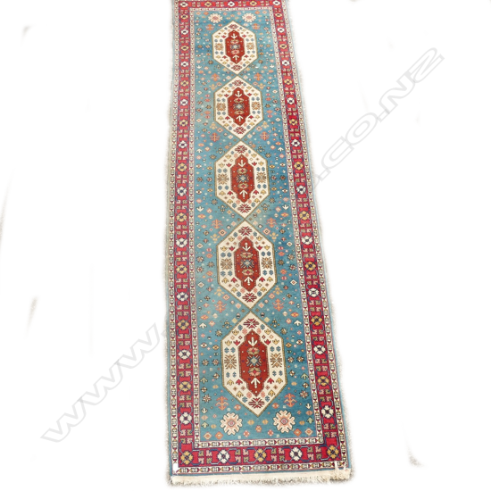 An Iranian Afshar hand knotted runner