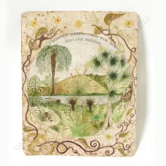 A Colonial New Zealand large greeting card