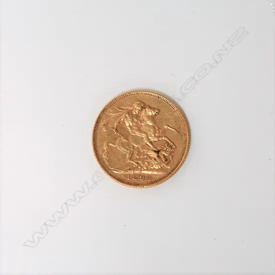 An 1894 gold full sovereign