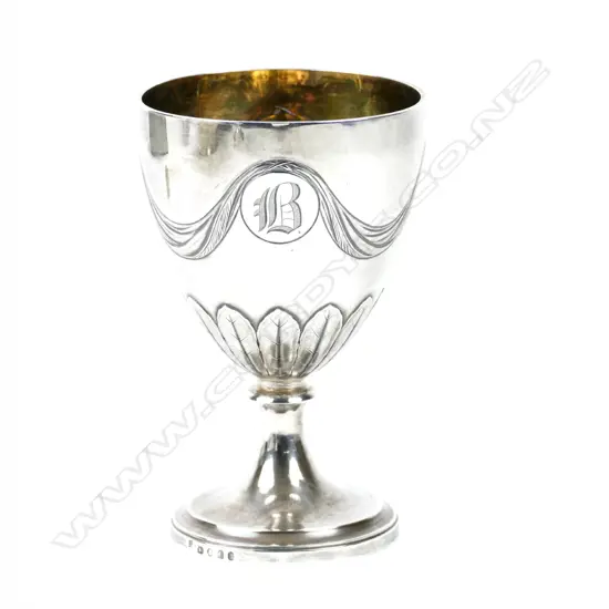 A fine quality Georgian silver goblet