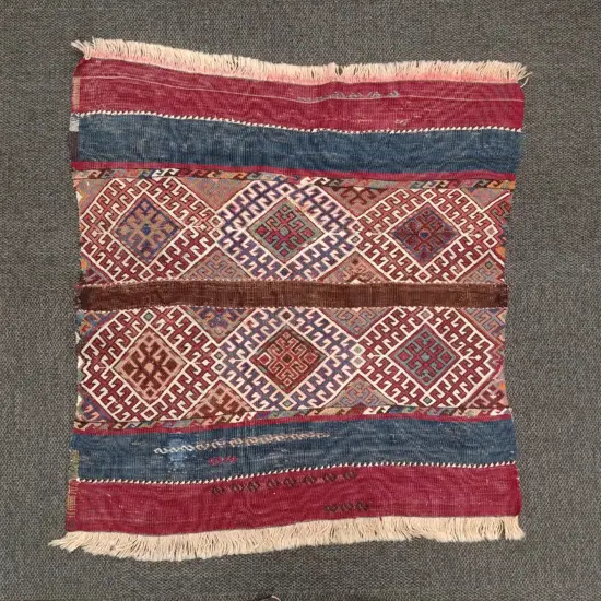 A small old fine quality Turkish kilim rug