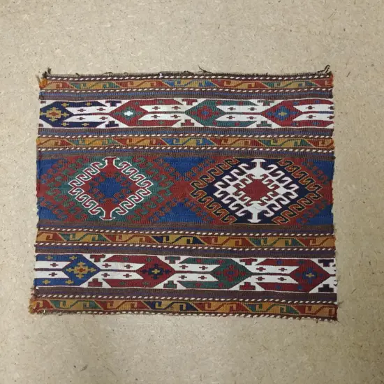 A small old fine quality Turkish kilim panel