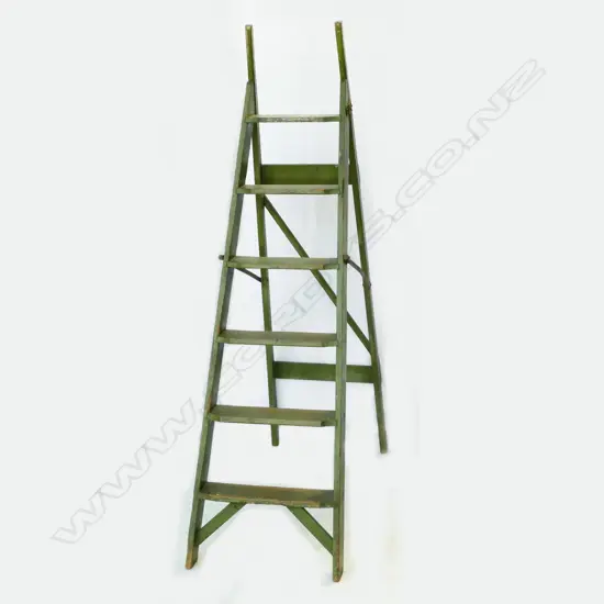 An old Oregon pine step ladder