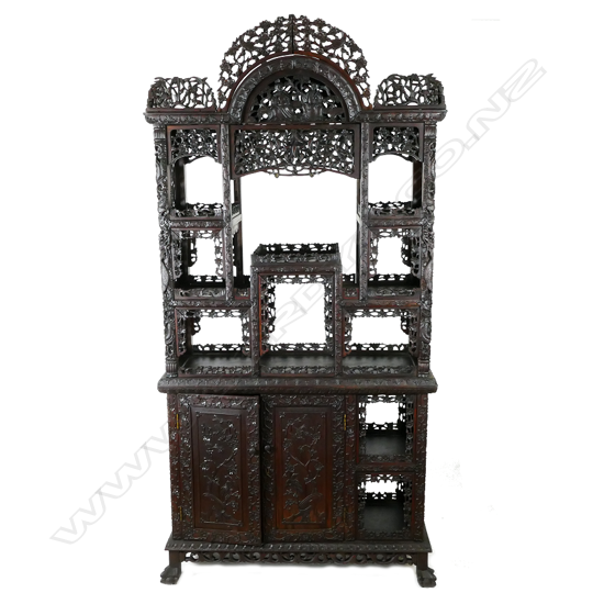 A large Chinese display cabinet