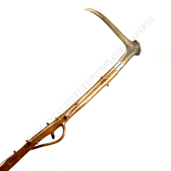 A vintage hiking stick