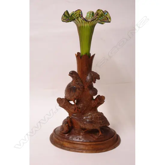 A late 19thC Black Forest type epergne stand