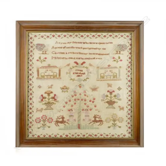 A 19thC sampler