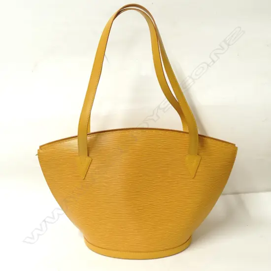 An authentic pre-owned Louis Vuitton Tassil Yellow Epi-Leather Jasmine handbag
