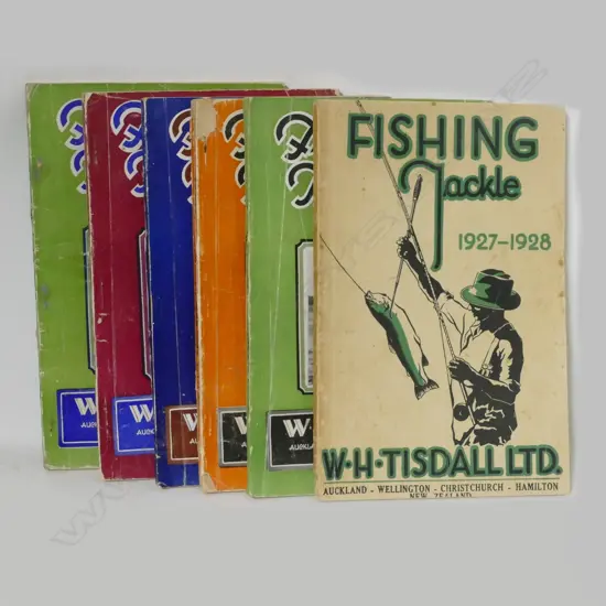 Six vintage Hardy's 'Anglers' Handbooks'