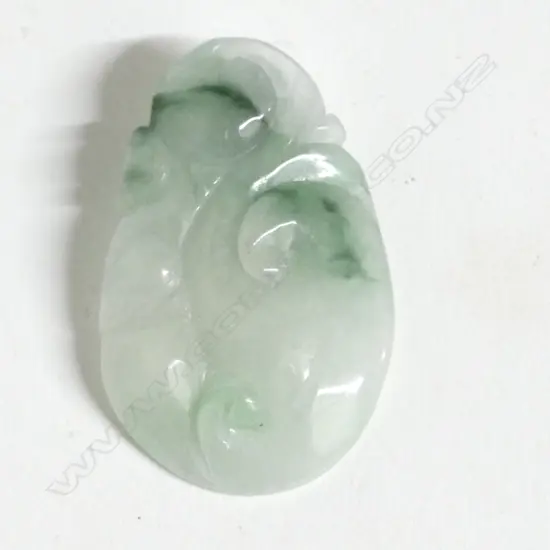 A small Chinese jade plaque