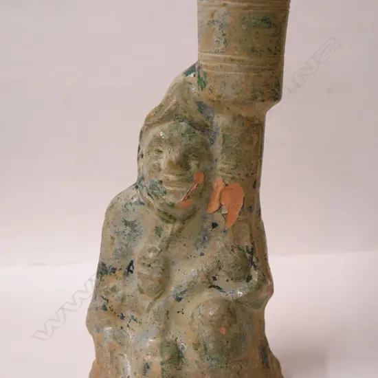 A Chinese Han dynasty-style lamp holder