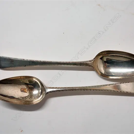 PR 18THC SILVER SPOONS FEATHER EDGE