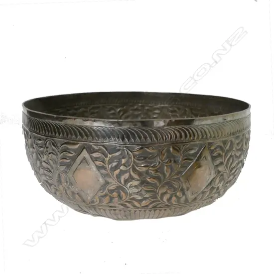 A South East Asian silver bowl