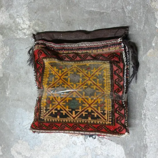 A pair of vintage Persian saddle bags