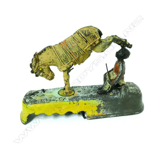 A 1870's J & E Stevens Co. American trick money box