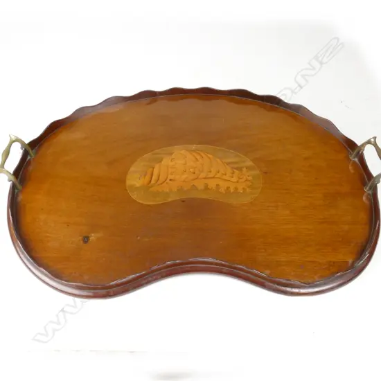 An Edwardian Sheraton Revival tray
