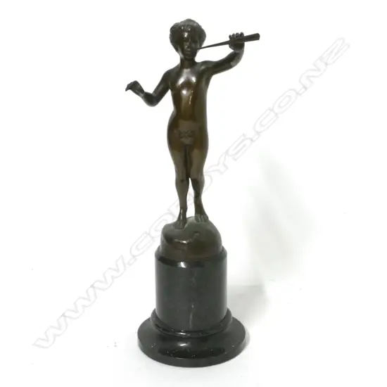 A small bronze figure sculpture