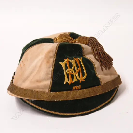 A 1911 Hamilton Rugby Union cap