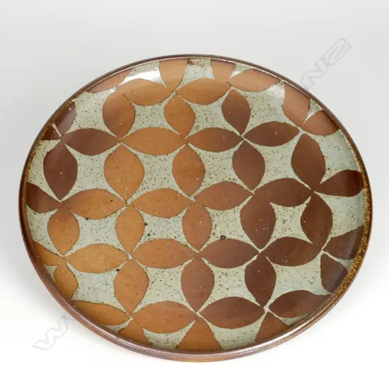 Paul Melser wide flat platter