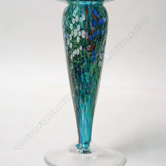Peter Raos Floral Garden Series art glass vase
