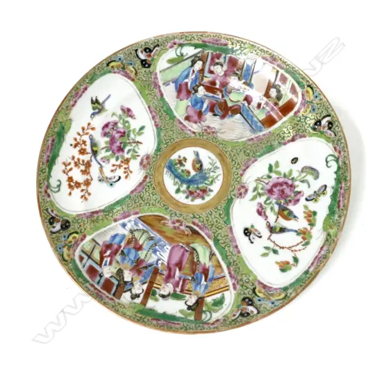 A fine old famille rose plate