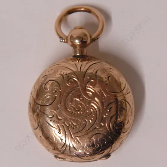 A c.1900 rolled gold sovereign case