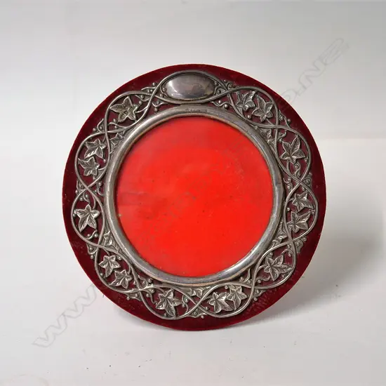 A silver mounted photo frame