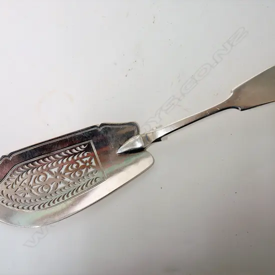 A William IV silver fish slice