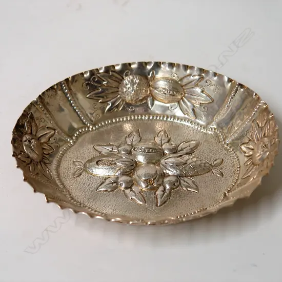 An early 20thC German silver bonbon dish
