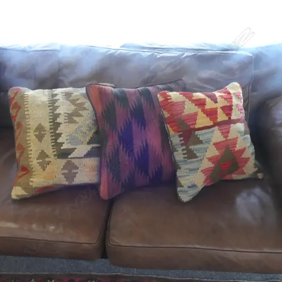 3 PERSIAN CUSHIONS