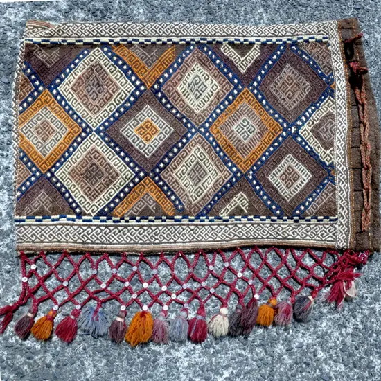 A large single kilim saddlebag