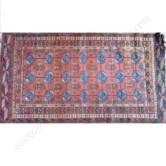 A hand knotted Tekke Turkoman tribal rug